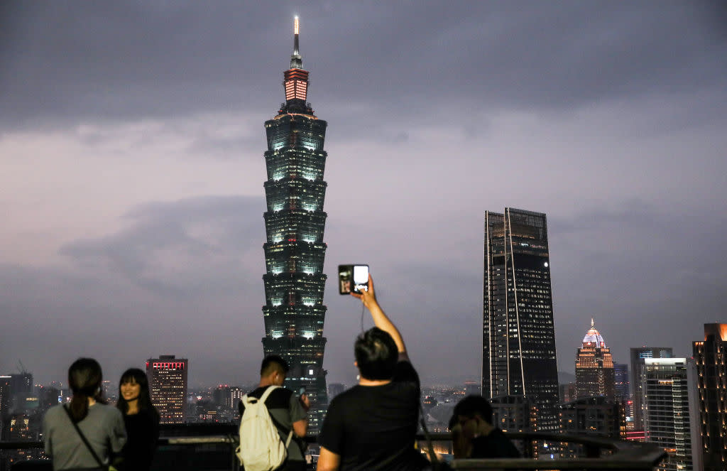 General Views of Taipei Ahead of GDP Figures