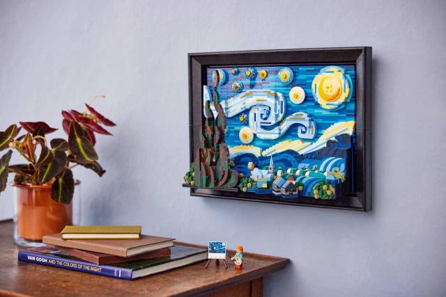 The Newest LEGO Ideas Set for Adults Is a 3D Version of van Gogh's Starry  Night Painting - Yahoo Sports