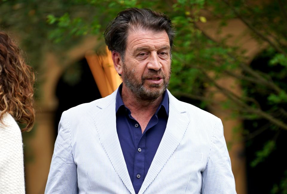 Nick Knowles was among the guests at the BBC garden when Ainsley Harriott's sister fell. (Getty Images)