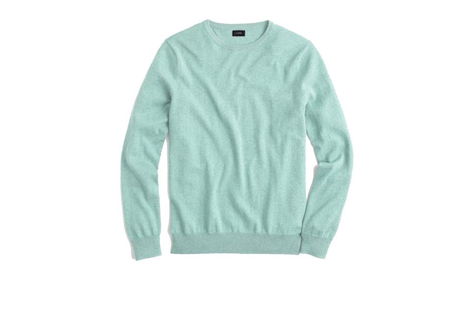 J.Crew cotton-cashmere crewneck sweater (was $74.50, 53% off)