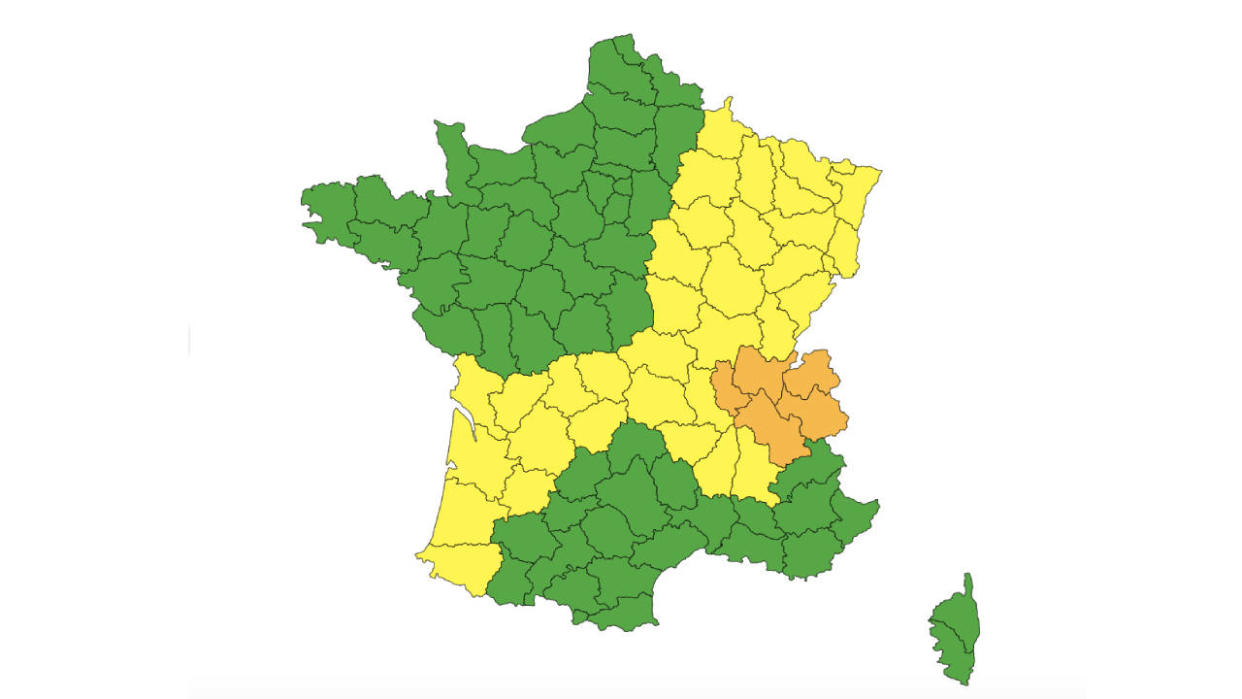 L’Ain, le Rhône, l’Isère, la Savoie et la Haute-Savoie sont placés en vigilance orange ce mardi 15 août. 