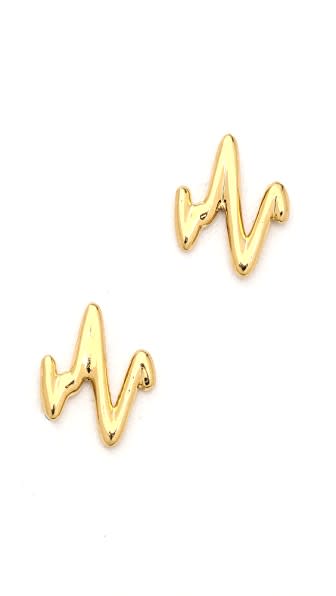 <p><strong>Sarah Chloe</strong></p><p>shopbop.com</p><p><strong>Out of Stock</strong></p><p><a rel="nofollow noopener" href="https://www.shopbop.com/heart-beat-stud-earrings-sarah/vp/v=1/1571121156.htm" target="_blank" data-ylk="slk:Shop Now;elm:context_link;itc:0;sec:content-canvas" class="link ">Shop Now</a></p><p>"While I love a good statement piece, more often than not, I rely on jewelry that I can sleep in, run in, and even shower in (I think I just heard the jewelry collectors in the office gasp in horror, sorry!). The Sarah Chloe Heartbeat Studs are the perfect gold studs-chic and comfortable."<em>-</em><em>Olivia Martin, Style & Interiors Writer</em></p>