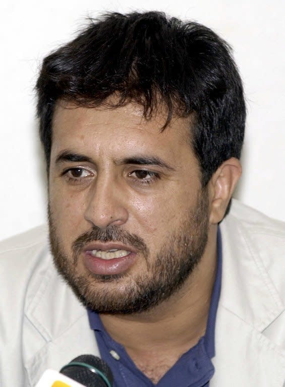The suicide bomber who tried to assassinate Afghanistan's spy chief Asadullah Khalid, seen here in 2005, detonated a bomb hidden in his underwear, the intelligence agency has said