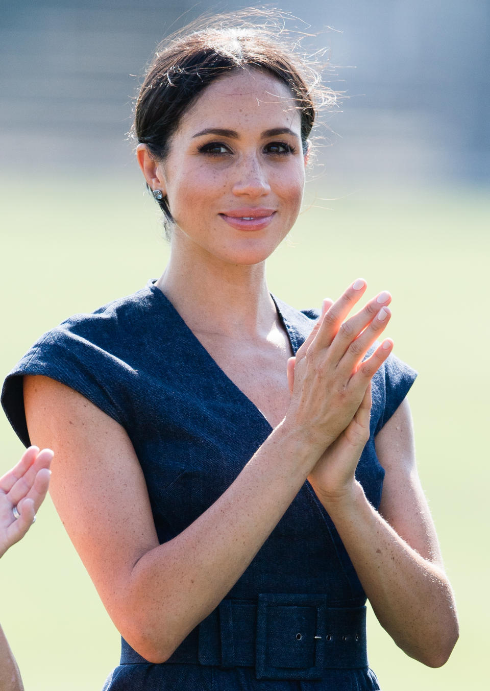 It may be her first royal birthday, but Meghan Markle will be spending her day at Prince Harry’s friend’s wedding. Source: Getty