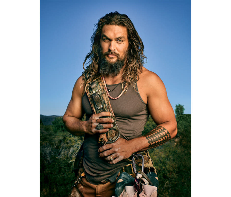 While it looks like Momoa lives in the gym, he's not a fan of traditional strength training methods.<p>Jeff Lipsky for Men's Journal</p>