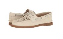 <p>Sperry’s elevated take on the <a rel="nofollow noopener" href="https://click.linksynergy.com/fs-bin/click?id=93xLBvPhAeE&subid=0&offerid=309677.1&type=10&tmpid=18162&RD_PARM1=http%3A%2F%2Fwww.sperry.com%2Fen%2Fauthentic-original-villa-boat-shoe%2F720026393909.html%3Fsma%3Dsm.0001tq59c157rd2ptw92al3txj45q&u1=TL_WalkingShoes" target="_blank" data-ylk="slk:classic boat shoe;elm:context_link;itc:0;sec:content-canvas" class="link ">classic boat shoe</a> ($95) has a feminine, perforated design and will take you from seaside to sidewalk with a rubber outsole, soft, moisture-wicking lining, and a molded EVA footbed.</p>