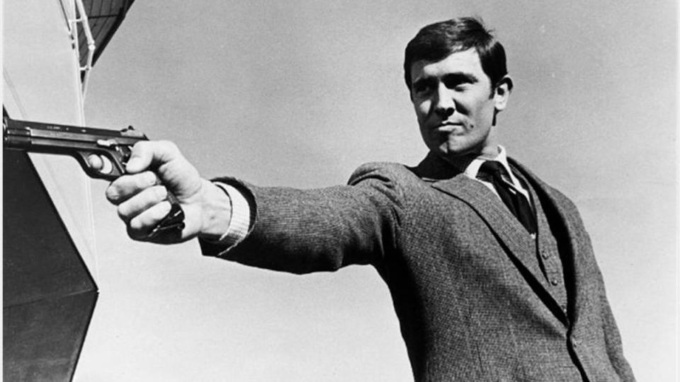 George Lazenby in James Bond Movie