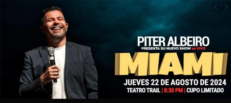 Nuevo Show de Peter Albeiro en el Teatro Trail.