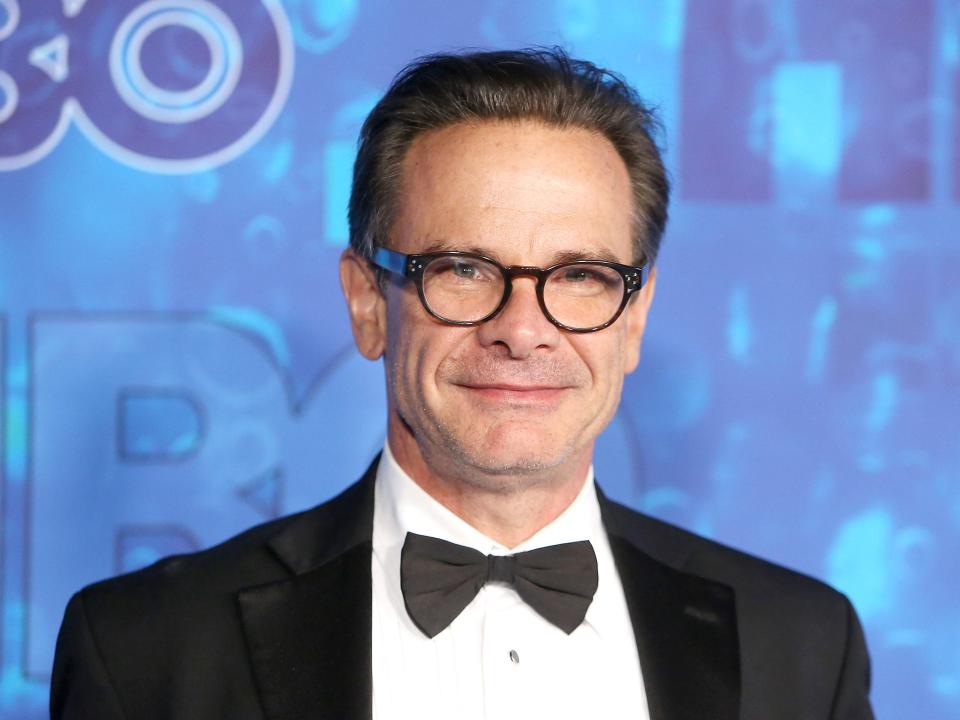 Peter Scolari in a tuxedo