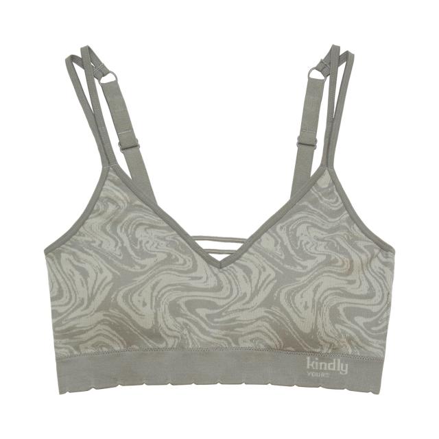 Kindly Yours Women's Sustainable Seamless V Neck Bralette 