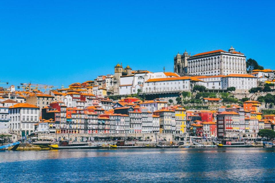 Seaside town in Portugal