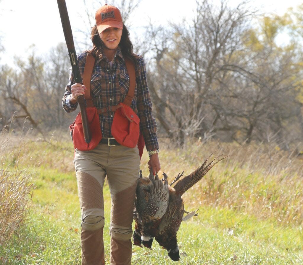 In a Nov. 1, 2021 post on her personal Twitter account, Gov. Kristi Noem wrote: "Happy #WorldVeganDay to all the hunters who enjoy harvesting vegan pheasant, deer, and elk!" along with this photo. Many Twitter users responded that Noem was belittling vegans in the post.