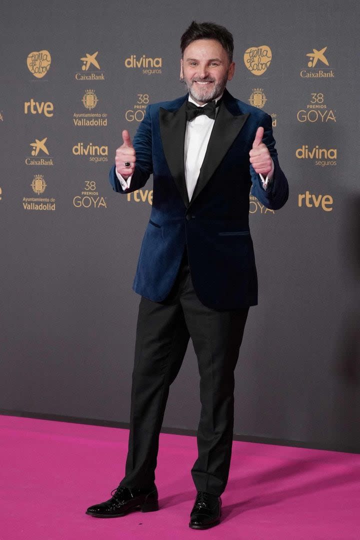 El actor Fernando Tejero posa en la alfombra rosa previa a la gala de la 38.ª edición de los Premios Goya