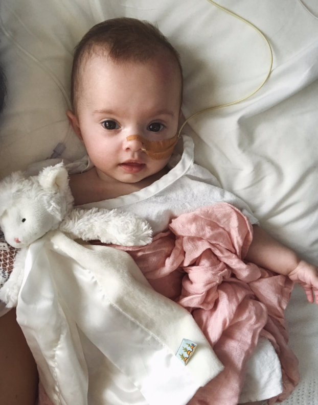 Born in March, Rumi is battling an extremely rare chromosome disorder. Photo: GoFundMe