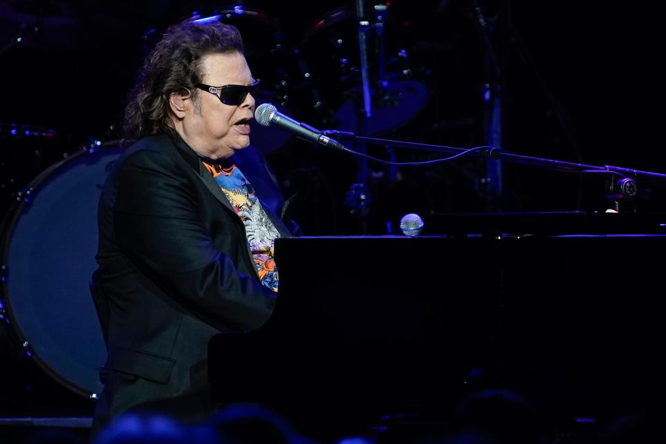 Ronnie Milsap performs during the Tribute to Ronnie Milsap concert at Bridgestone Arena in Nashville, Tenn., Tuesday, Oct. 3, 2023.