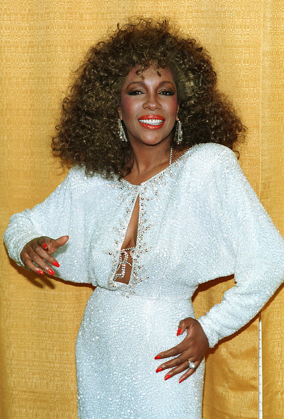 Mary Wilson at the Soul Train Music Awards in Los Angeles on March 23, 1987.