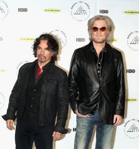 <p>Jim Spellman/WireImage</p> John Oates and Daryl Hall