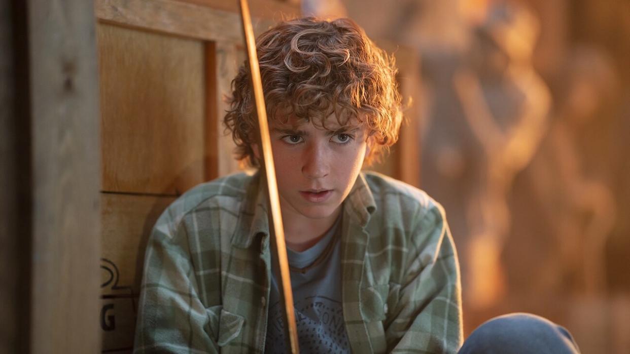  Walker Scobell as Percy Jackson in Disney+ series. 