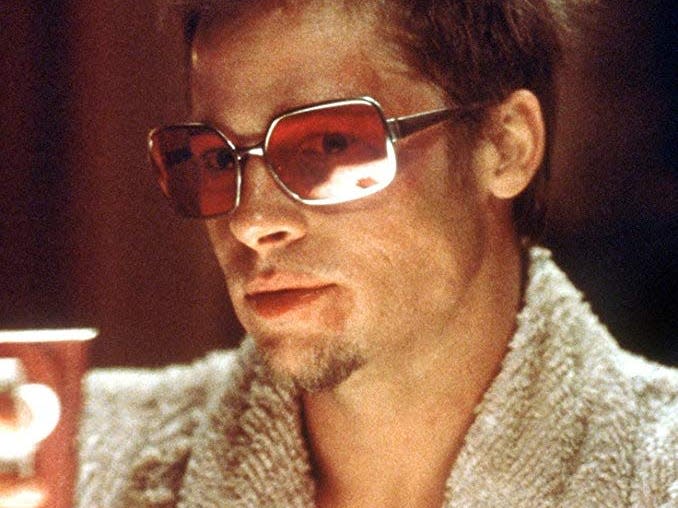 Brad Pitt Fight Club sunglasses