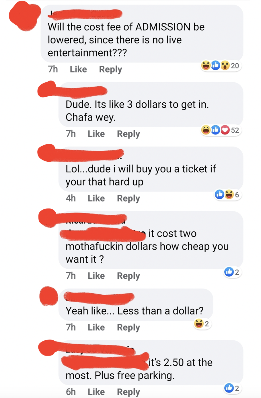 "less than a dollar?"