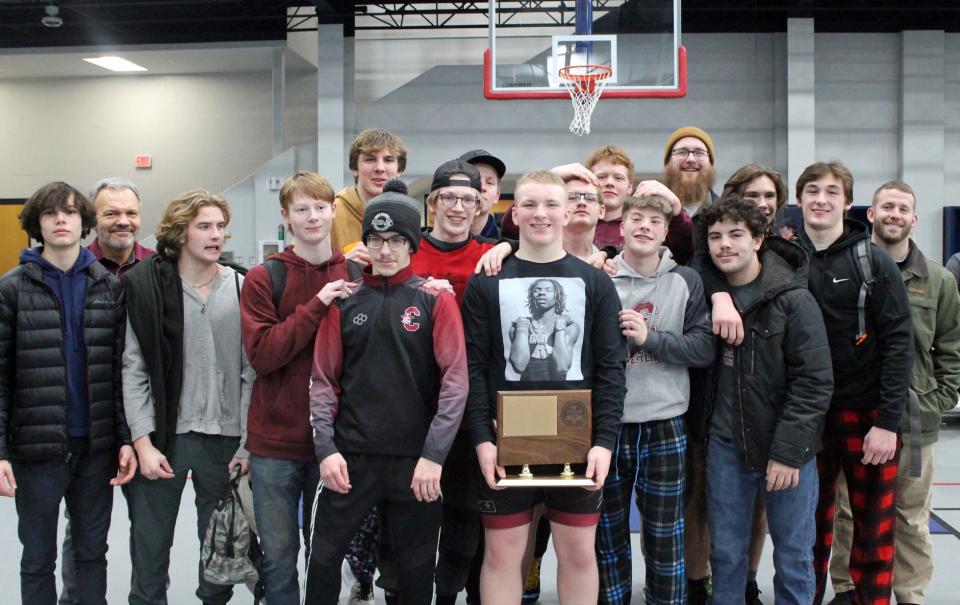 The Charlevoix wrestling team capped off a dominant year within the conference with an LMC title over the weekend, winning six weight classes.