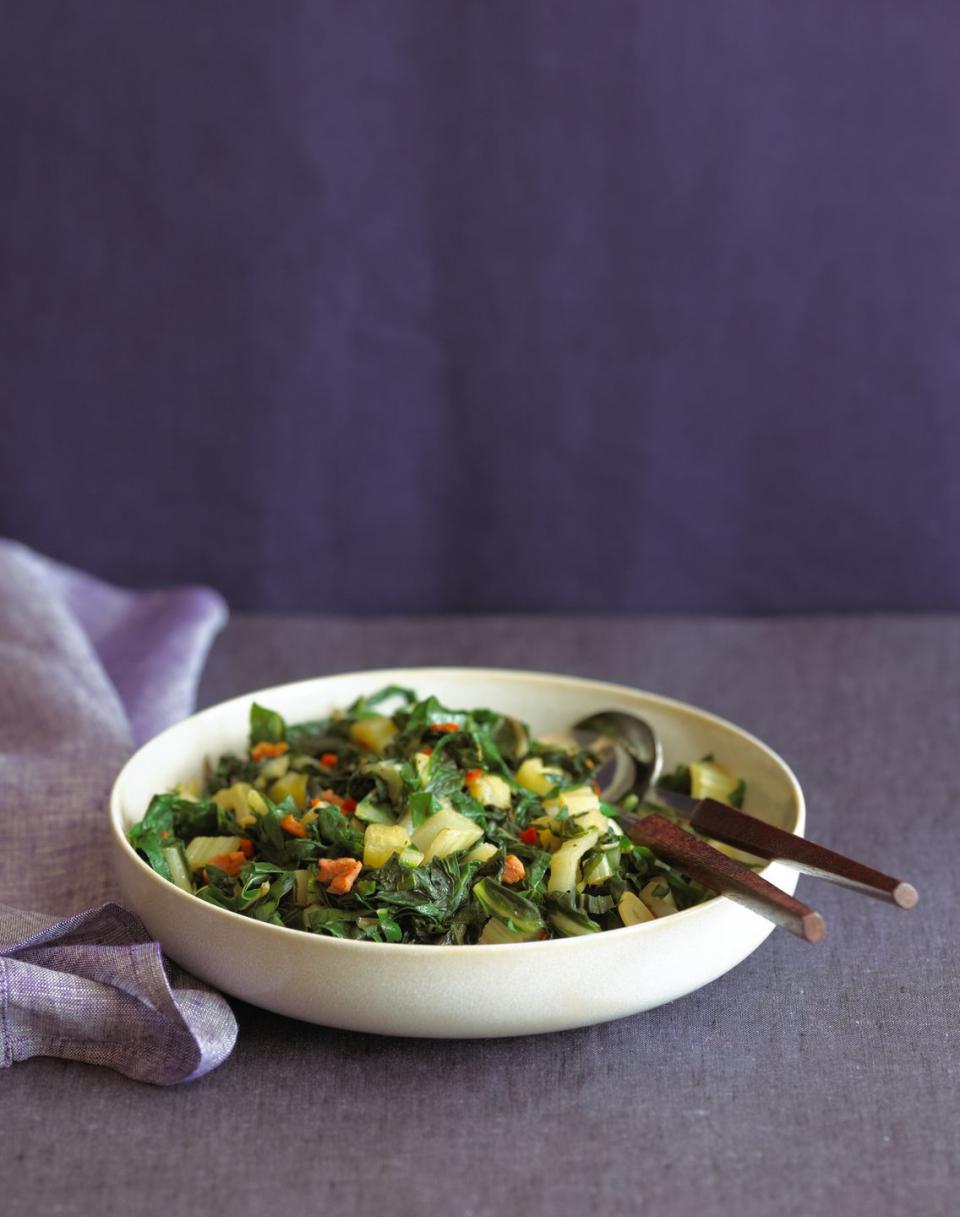 Swiss Chard and Beets Salad