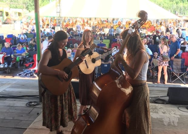 Omie Wise performs at the 2019 Cowichan Valley Bluegrass Festival. Remington says money lost due to the cancellation of the 2020 and 2021 festivals might impact the growing festival's lineups going forward.