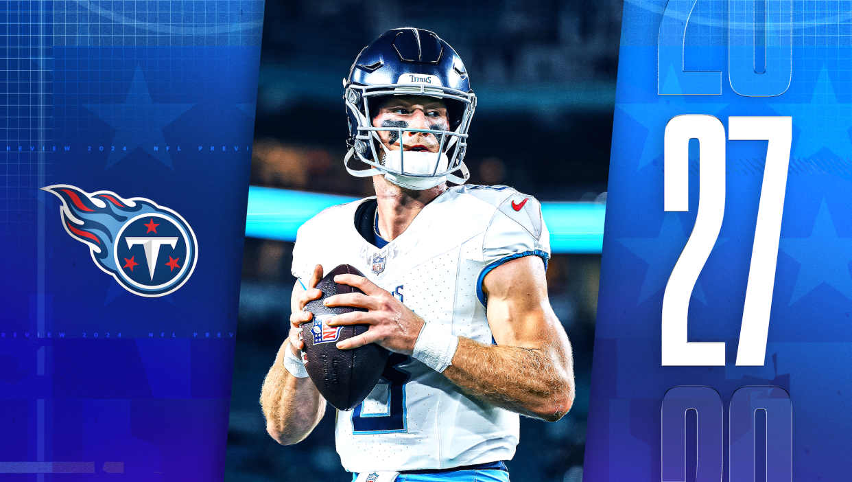 The new-look Tennessee Titans will go as second-year quarterback Will Levis goes in 2024. (
Mallory Bielecki/Yahoo Sports)