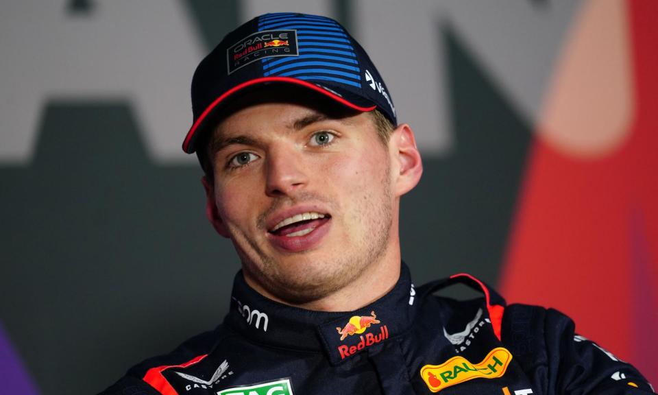 <span>Max Verstappen has remained in driver mode when speaking to the media.</span><span>Photograph: David Davies/PA</span>