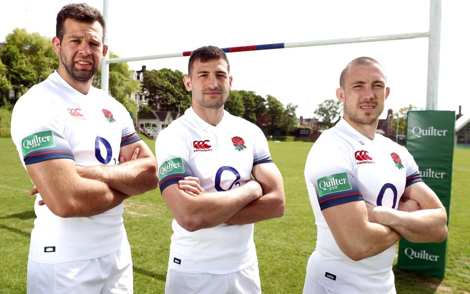 Josh Beaumont, Jonny May and Mike Brown - 2018 Getty Images