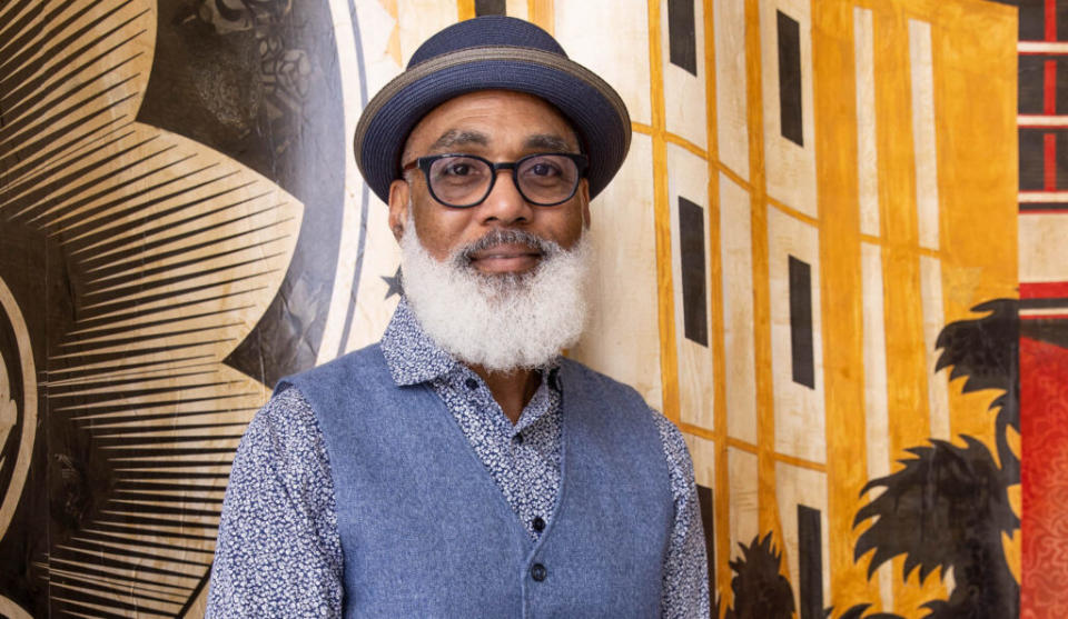 Black AIDS Institute Founder Phill Wilson is seen at the AIDS Monument Groundbreaking on June 05, 2021 in West Hollywood, California. (Photo by Emma McIntyre/Getty Images for Foundation for the AIDS Monument)