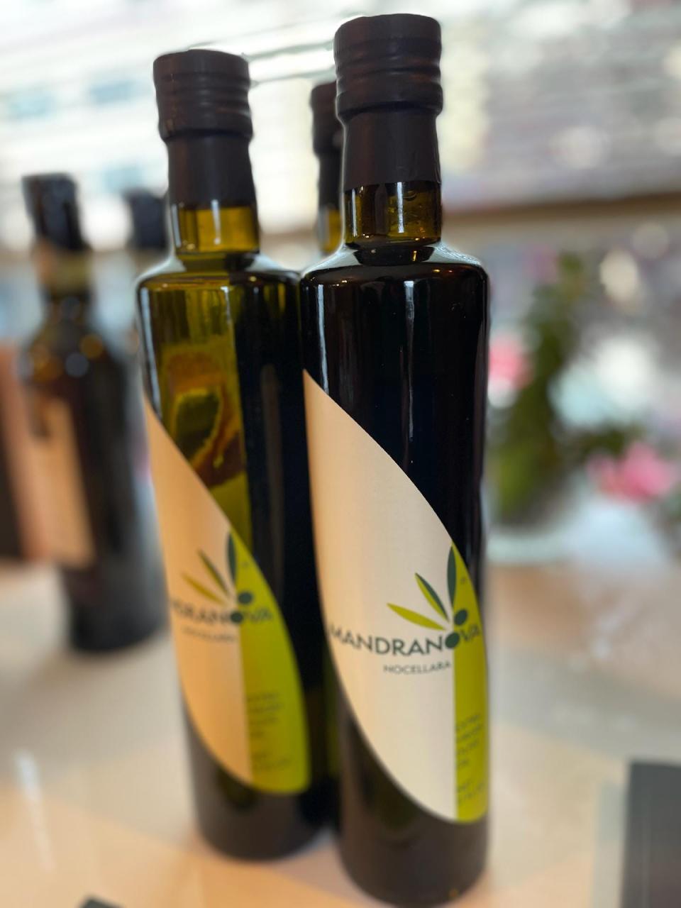 Mandranova olive oils are carried at Semolina MKE. Owner Petra Orlowski recently returned from Italy, where she visited the olive oil producer.