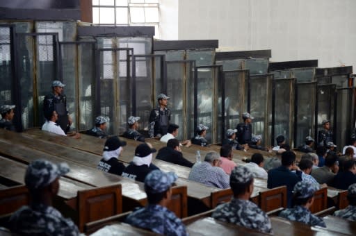 More than 700 people were on trial at the Cairo Criminal Court