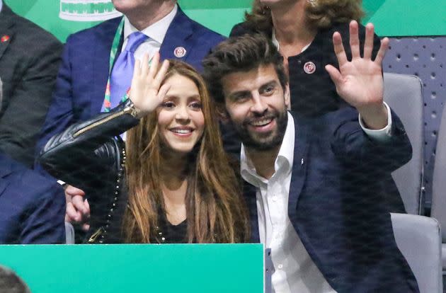 Shakira and Gerard Piqué attend the Davis Cup Final at Caja Mágica on Nov. 24, 2019, in Madrid. (Photo: Europa Press Entertainment via Getty Images)