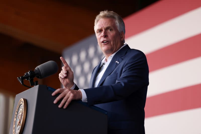 FILE PHOTO: A campaign event for Virginia gubernatorial candidate Terry McAuliffe