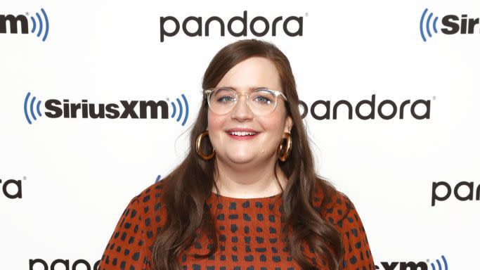 plus size outfit ideas for fall aidy bryant dress