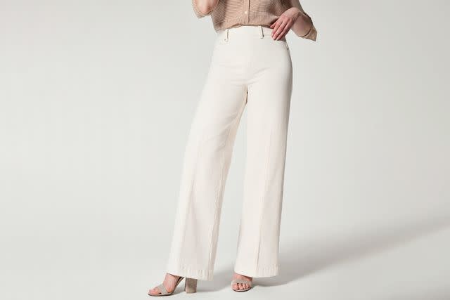 Spanx's New Pull-On Wide-Leg Jeans Are So Comfy and Flattering, I