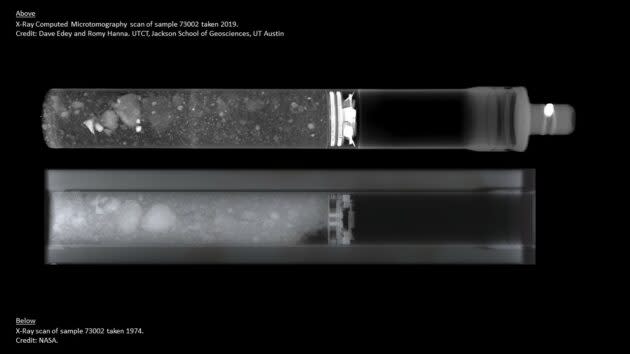 X-ray scan comparison