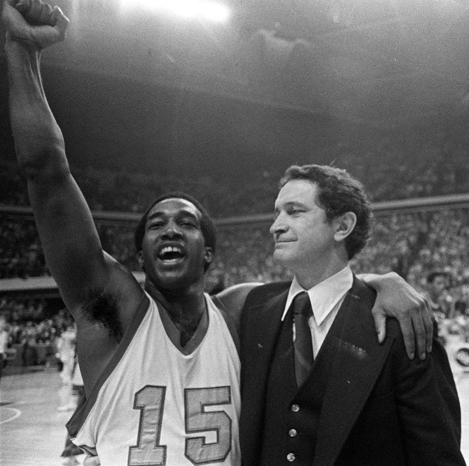 Butch Lee and Al McGuire helped lead Marquette to the 1977 NCAA championship.