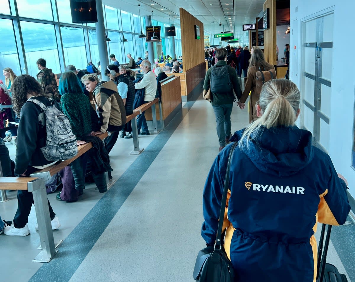 Going places? Departure gates at Stansted airport in Essex  (Simon Calder)