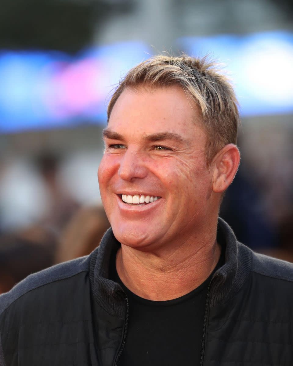 Shane Warne, pictured here last year, appears to have his eye on someone new. Source: Getty