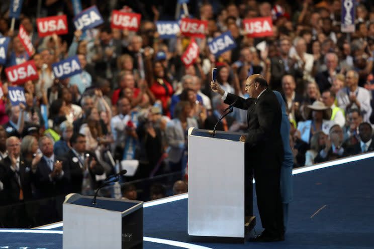 Khan family at the DNC