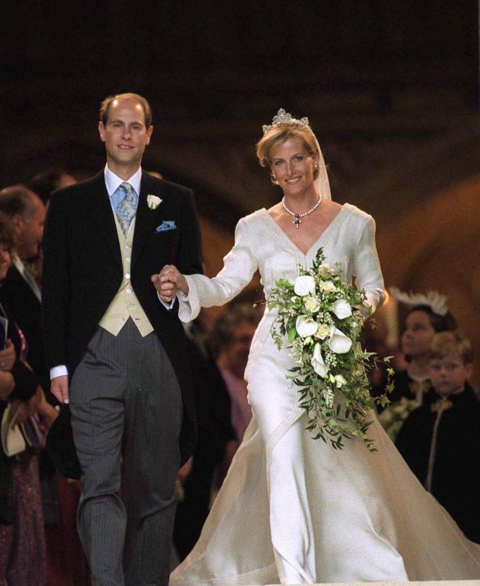 <p>Queen Elizabeth's youngest child, Prince Edward, marries Sophie Rhys-Jones on June 19. They become the Earl and Countess of Wessex. This year, Charles and Camilla have their first official date.</p>