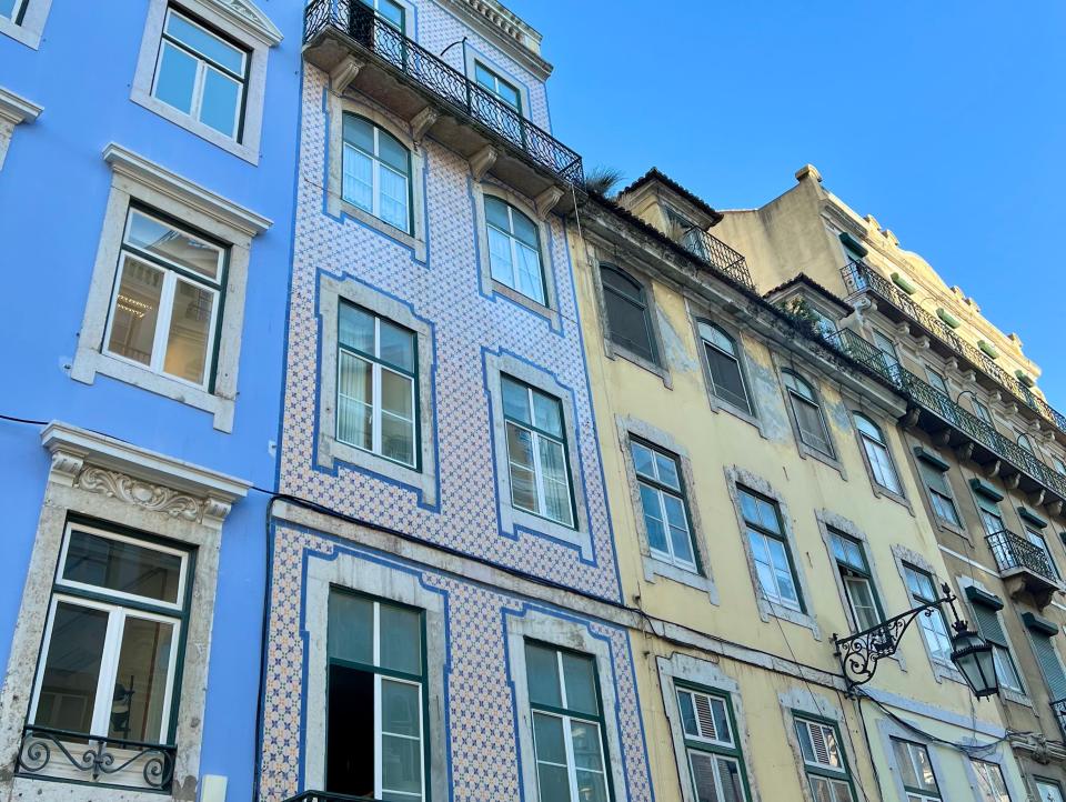 colorful lisbon buildings