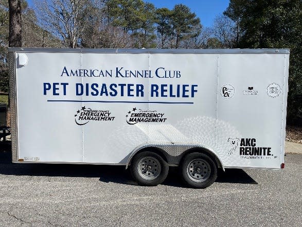 An AKC Pet Disaster Relief trailer has been donated to Newton for Poweshiek and Jasper counties. It's the first trailer AKC has donated in Iowa and will serve all 99 counties during disasters.