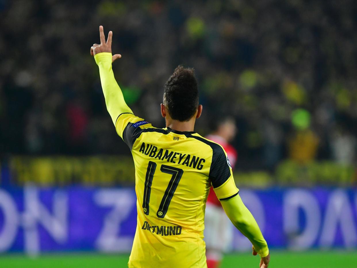 Aubameyang became one of Europe's most in-demand strikers at Dortmund: Getty