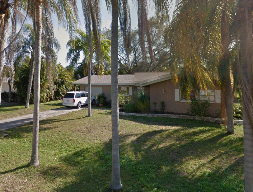 The couple lived in this house with their children in Florida. Source: Google