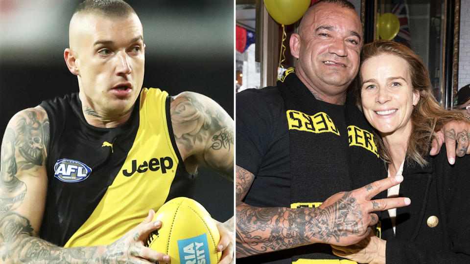 Dustin Martin, pictured here in action for Richmond.