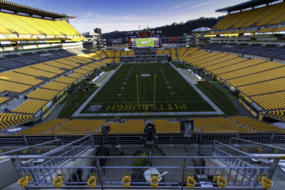 PITTSBURGH, PA -DECEMBER 02: A general view of Heinz Field before the NFL football game between the Los Angeles Chargers and the Pittsburgh Steelers on December 02, 2018 at Heinz Field in Pittsburgh, PA. (Photo by Mark Alberti/Icon Sportswire via Getty Images)