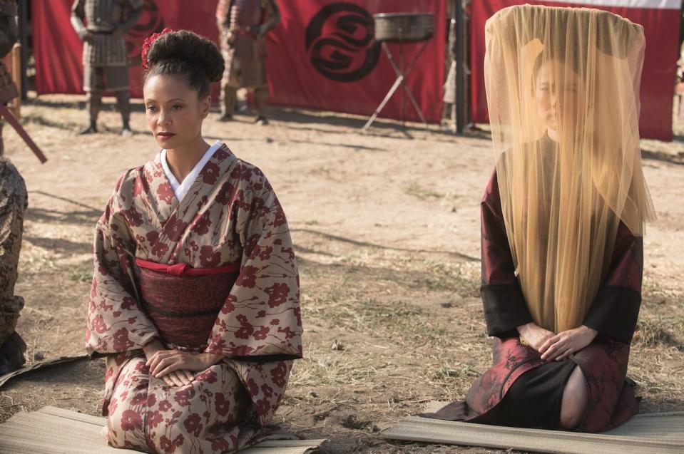 Maeve in Shogun World in Westworld 2x05